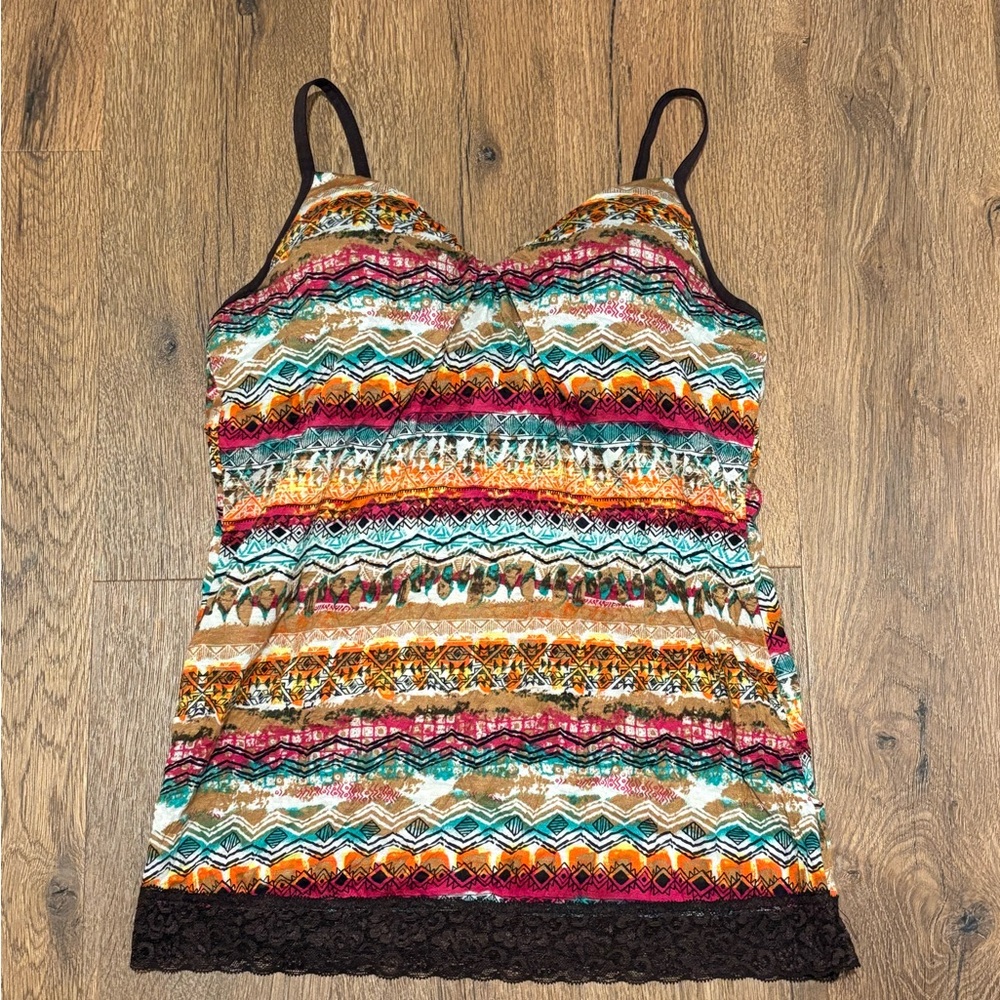 Vintage Currants Multicolor Patterned Women's Top